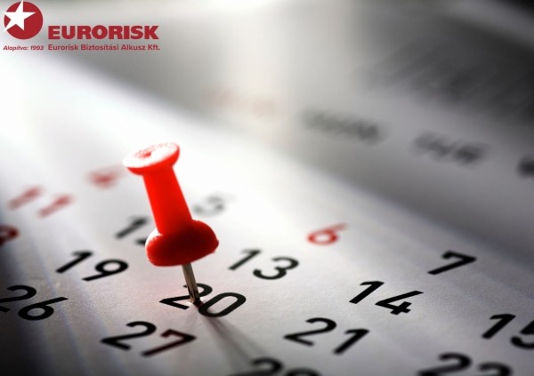 Ügyelj a határidőkre!